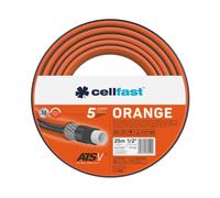 Cellfast Tuyau d'arrosage ORANGE ATSV™ 5 couches Résistant aux UV Pression d'éclatement 3/4" 25 m