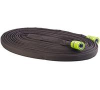 Royal Gardineer Tuyau d'arrosage poreux plat avec raccords et valve d'arrêt - 30 m