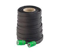 Royal Gardineer - Tuyau d'arrosage poreux plat - avec raccords et valve d'arrêt - 50 m