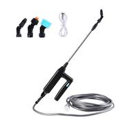 Tuyau d'arrosage portable rechargeable à batterie de 7,4 V avec 3 buses réglables, tuyau de 2 m/3 m/5 m, idéal for le jardinage, l'irrigation et le nettoyage.(5m)