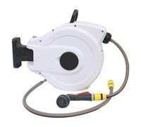 Tuyau d'arrosage rétractable, enrouleur de tuyau d'arrosage avec retour automatique, tuyau extérieur robuste et rétractable, équipement de lavage de voiture, enrouleur de tuyau d'arrosage pour le