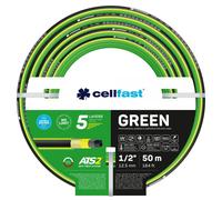 Cellfast Tuyau d'arrosage ATS2 1/2" 50 m 5 couches double tresse Vert