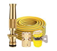 Tuyau d'arrosage - supérieure garantissant résistance tuyau d'arrosage rétractable | puissant et brume fine tuyau d'arrosage extensible | avec double noyau en latex parfait pour jardinage