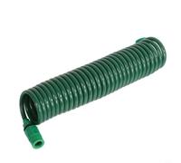 Tuyau d'arrosage télescopique 7,5 m Tuyau d'eau haute pression en plastique vert pour lavage de voiture et parterre de fleurs Arrosage Gain de place Léger 1 pièce