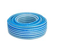 Vartco Hoppy - Tuyau d'arrosage 6 couches - Anti-torsion - Flexible - Résistant aux UV - 36 bar - 20 m - Transparent/bleu