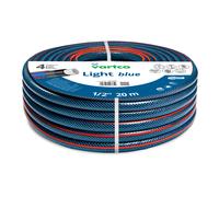 Vartco – Tuyau d'arrosage Light Blue 3/4" 50 m – 4 couches polyester tressé résistant UV 22 bar