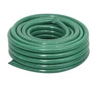 Tuyau d'arrosage vert 0,75 pouces 100 m PVC flexible et résistant aux torsions pour jardin, pelouse, parterre, terrasse, balcon, serre d'arrosage avec arroseur, douchette, raccord et adaptateur
