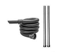 Tuyau d'aspiration 32 mm compatible avec Numatic pour Henry, George Edward, Hoover, tube d'extension extra long de 2,5 m avec 2 tuyaux en acier inoxydable