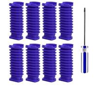 Tuyau D'aspiration Bleu For Tambour, Compatible Avec Les Aspirateurs Dyson V8 Slim, V10 Slim, V12 Slim, V15 Slim, SV18, SV20 Et SV10K. Outil De Vissage Inclus.(9pcs)