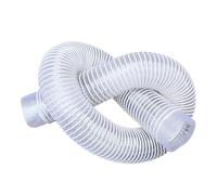 Tuyau d'aspiration de poussière, tuyau en caoutchouc PVC, d'échappement blanc 30/40/50/60/70 mm ID for une ventilation 1/2/3/5 mètres (1 mètre, 32 mm)(3 Meters,ID 32mm)