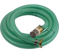 tuyau d'aspiration + de refoulement 1"/25mm avec crépine, clapet anti-retour + raccord rapide 25m