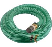 tuyau d'aspiration + de refoulement 1"/25mm avec crépine, clapet anti-retour + raccord rapide 4m