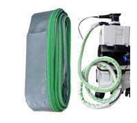 Tuyau d'aspiration, manchon anti-poussière, housse de protection anti-fuite pour extracteur, 30 m pour appartement, maison de location, maison, escaliers, sous canapés, hôtel, design flexible