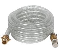 Einhell Kit de tuyau d'aspiration translucide 7 m avec embouts en laiton