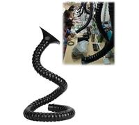 Tuyau d'aspiration pour bras d'aspiration des, Bras d'extraction de fumée Inrial avec capot noir plusieurs longueurs(Dia7.5cm,L6.6ft/200cm)