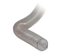 Tuyau d'aspiration spiralé PU transparent - ø60 mm - Longueur 10 m Holzkraft 60MM10M