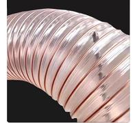 Tuyau d'aspiration,tuyau en fil d'acier transparent,résistance aux hautes/basses températures,excellente stabilité,adapté à l'industrie alimentaire et aux machines gravure(32.8ft/10m)