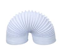 Tuyau D'Aspiration Universel Système Rond 2,8M PVC Blanc Pour Sèche-Linge