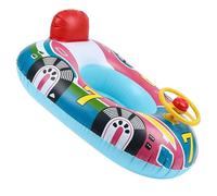 Tuyau d'aventure aquatique - Bouée gonflable flottante pour piscine en PVC avec volant, jouet gonflable avec design léger et portable, kit de plage de jardin pour activités pour B