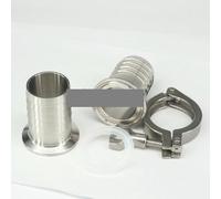 Tuyau de 89 mm x ensemble de colliers de serrage Tri-Clover de 3,5 pouces, raccord en acier inoxydable SUS304 for brassage maison Plumbing Fittings