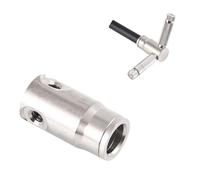 Tuyau de brumisation haute pression 9.5mm, connecteur rapide, buse de brume, adaptateur métallique, bouchon d'extrémité de tuyau d'irrigation 2pcs 120° quick-connect final double