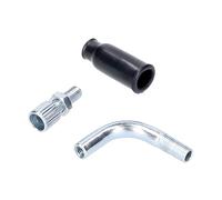Tuyau de câble d'accélérateur coude à 90° pour carburateur Dellorto PHVA 12-17,5 mm