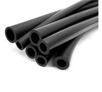 Tuyau de carburant noir de 1/3 mètre, tube résistant à l'huile, flexible en caoutchouc souple résistant à la chaleur, diamètre intérieur 2/3/4/5/6/7/8 mm(3 meters,ID 2.5xOD 5mm)