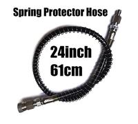 Tuyau De Charge À Intervalles De Plongée,15 "",24"",37 "",52"",Tuyau De Fouet De Remplissage À Distance Pour Microbore Haute Pression,Rallonge Hpa - Type Spring Cover 24inch