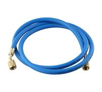 Tuyau de charge de réfrigération pour utilisation CVC, filetage SAE 1/4 à 5/16, 4 tubes en caoutchouc de 37 m, raccords en laiton évalués pour une pression de fonctionnement de 800 psi