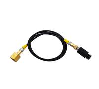 Tuyau de charge pour sodas industriels CGA320 Adaptateur de ligne antirouille Construction en métal Compatibilité Solution de carbonation Accessoires Tube