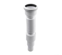 Tuyau de chasse d'eau extensible de 1 m de long avec embouts simples pour l'installation de baignoire ou de douche, raccord de plomberie pour l'évacuation de l'eau dans les projets de salle de bain à