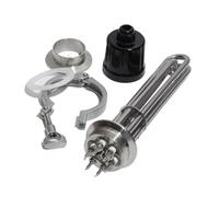 Tuyau De Chauffage, Élément Chauffant Électrique 304SS 2" (3 KW, 6 KW, 9 KW, 12 KW, 380 V) For Brassage Maison Avec Collier Et Raccord(1set,380V_3KW 195L)