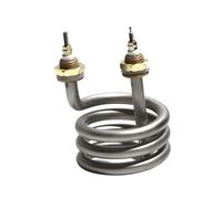 Tuyau De Chauffage, Filetage M16, AC220V 380V, Tuyau De Chauffage D'eau Distillée Avec Tube 304SUS, Élément Chauffant D'eau 2500W(380V,2.5KW 80mm)