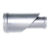Tuyau de cheminée Raccord coaxial de cheminée en acier inoxydable D. 80/125 CE en acier 316 pour poêle à granulés Made in Italy UNI 1856/2
