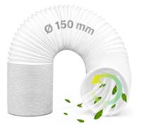 Tuyau de climatiseur portable Diamètre 15cm Climatiseur Mobile Tuyau évacuation Climatiseur Mobile pour climatiseur d'échappement Compatible avec Les climatiseurs Mobiles LG,Delonghi et Autr