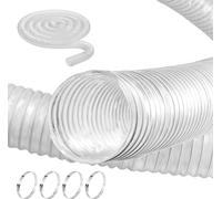 Tuyau de collecte de la poussière Tuyau flexible en PVC Tuyau à vide 63x6100mm