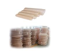 Tuyau de collecte de poussière en PU, Récupération de débris de poussière en polyuréthane Toute la taille de tuyauterie PU(L 2m(6.5 Ft),Dia-210MM (8.3 Inch))