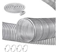 Tuyau de collecte de poussière Tuyau flexible en PVC Tuyau à vide 100x15240mm