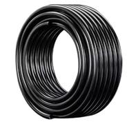 Tuyau de compresseur, 10 m/20 m/50 m/100 m, tuyau d'air pneumatique, tube en polyuréthane for(Black 20m,4x2.5mm)