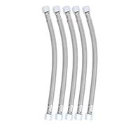 Tuyau de compresseur d'air à filetage femelle 5 pièces 14 x 1,5, tuyau de conduite de frein sans avec tresse en acier moulé, tuyau flexible et durable de 50 cm pour le