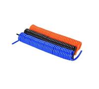 Tuyau de compresseur d'air en polyuréthane, Tube pneumatique, connecteur d'outil Flexible 6M/9M/12M/15M, tuyau en spirale à ressort en PU 6/8/10/12mm(8X5MM-9M,Black)