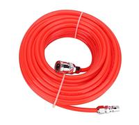 Tuyau de Compresseur D'air Haute Pression 5 X 8 Mm Flexible avec Raccords Rapides Mâle/femelle 15 M Rouge, Tuyau, Enrouleurs de Tuyau D'outil Pneumatique
