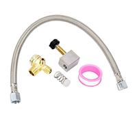 Tuyau de compresseur d'air - Vannes d'essai de tuyau flexibles - Kit de batterie pour jardins ménagers - Outils électriques - Facile à utiliser - Tuyau de compresseur d'air flexible - Batterie de test