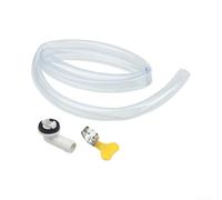 Tuyau de condensation AC 180 cm ABS robuste sans fuite (91 cm) | 180 cm ABS robuste, connexion sans fuite, joint en caoutchouc, durable, pour divers modèles AC