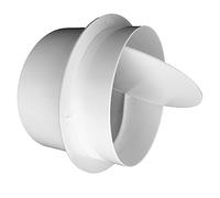 Tuyau De Conduit Clapet Anti-Retour 80mm Registre De Tirage Arrière Extracteur Ventilateur Volet Arrière pour Système De Ventilation Vmc - 3in