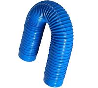 Tuyau de conduit de Ventilation Flexible en PVC robuste bleu, for le dépoussiérage des gaz d'échappement des machines, diamètre intérieur 30-200mm, longueur 1-3m, 1 pièce(60mm-1M)