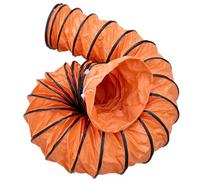 Tuyau de conduit flexible en PVC de 4,8 m avec corde réglable pour ventilateur de ventilation utilitaire de 20,3 cm (30,5 x 10 m)