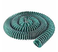 Tuyau de conduit flexible for CVC - Tuyau de ventilation et serres de 3 mètres à 9 m - Durable avec colliers de serrage SUS