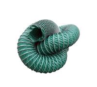 Tuyau de conduit isolé flexible et robuste, ignifuge et résistant à la chaleur pour ventilation industrielle, CVC, aérations de séchage, ventilateurs d'échappement, chauffage/refroidissement