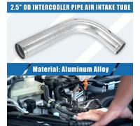 Tuyau de coude en forme de L à 90 degrés universel pour intercooler 2,5" (63mm OD) de longueur 500mm